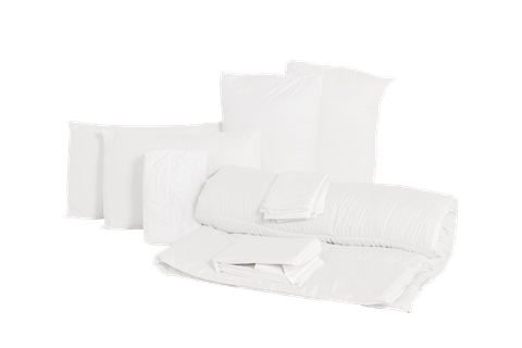 Essential Double 4ft6 Bedding Pack, White