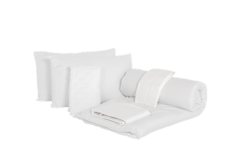 Essential Single 3ft Bedding Pack, White