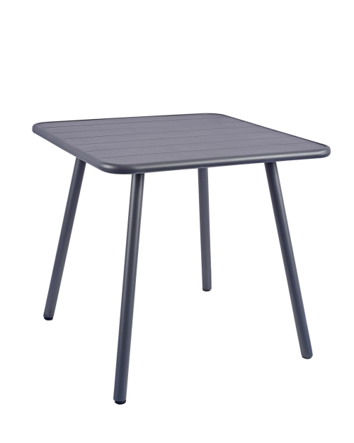 Jace Outdoor Table Sqaure 80cm, Grey