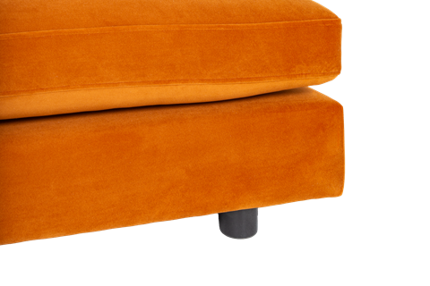 Papilio Sofa 2.5 Seater, Rust Velvet