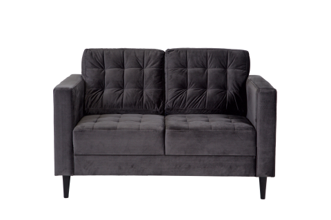 Marston Sofa 2 Seater, Grey Velvet