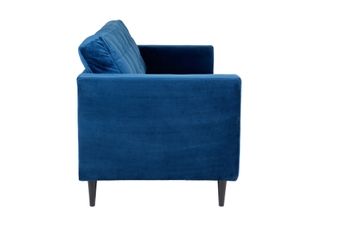 Marston Sofa 2.5 Seater, Blue Velvet