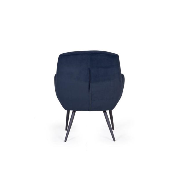 Emma Occasional Chair, Blue Velvet