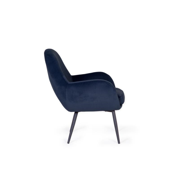 Emma Occasional Chair, Blue Velvet