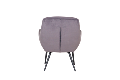 Emma Occasional Chair, Grey Velvet