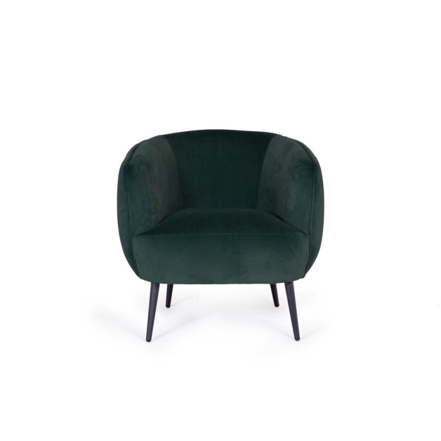 Stella Occasional Chair, Green Velvet