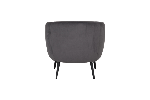 Stella Occasional Chair, Grey Velvet