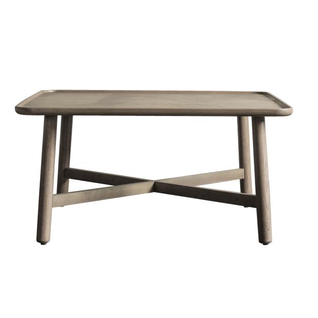 Amala Coffee Table Sqaure, Grey Oak