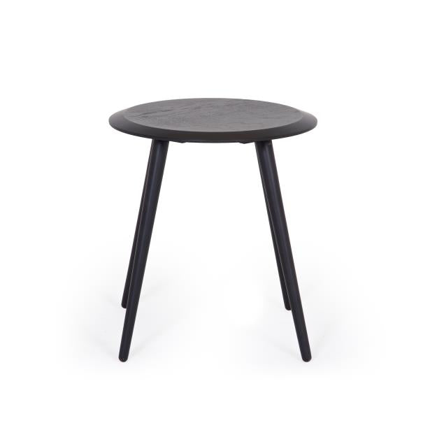 Denise Side Table Circular, Black