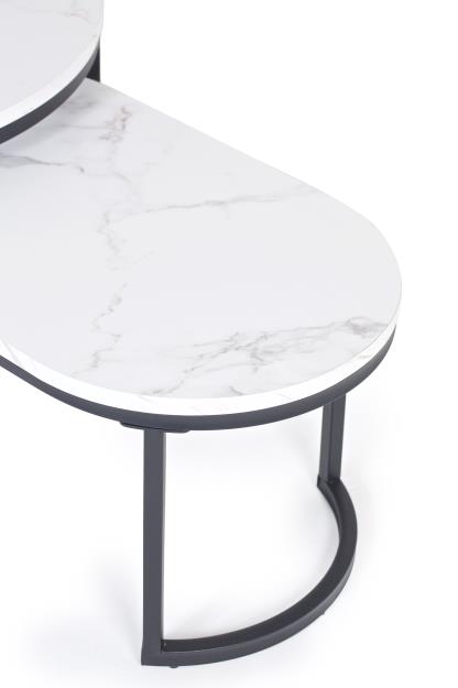 Roth Coffee Table Nesting, Faux Marble