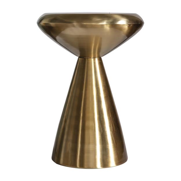 Ruiz Side Table Circlular, Gold