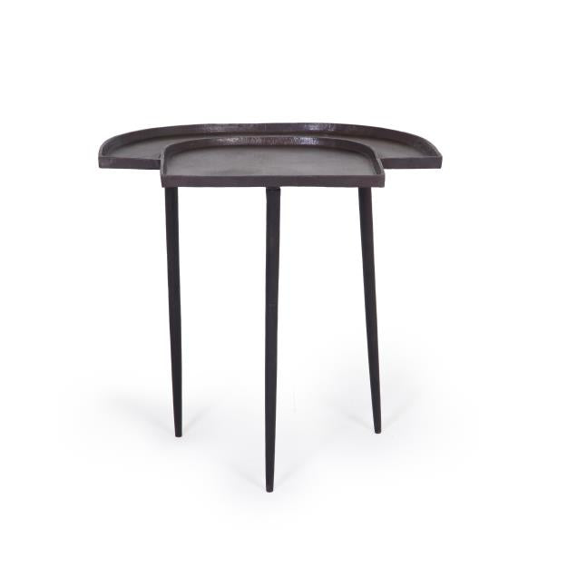 Oswald Side Table, Bronze