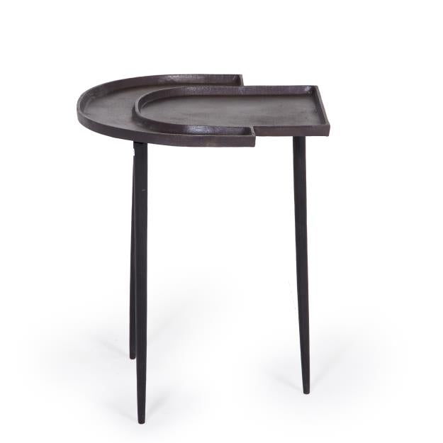 Oswald Side Table, Bronze