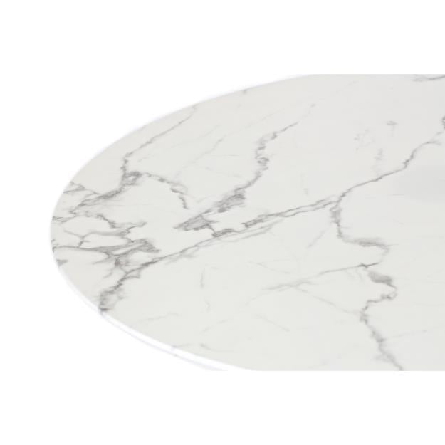 Orwell Dining Table Circlular,  White Marble