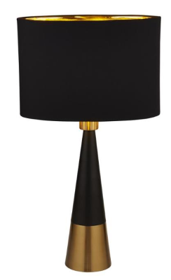 Darwin Table Lamp, Black/Brass