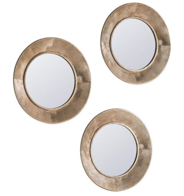 Tribus Mirror Set of 3, Brass