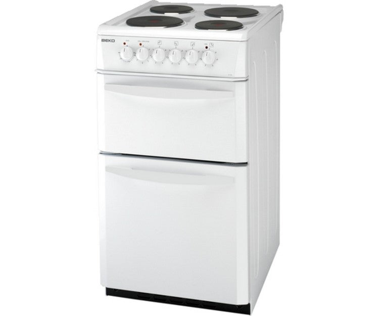 Beko Electric Free Standing Double Cavity Cooker, White