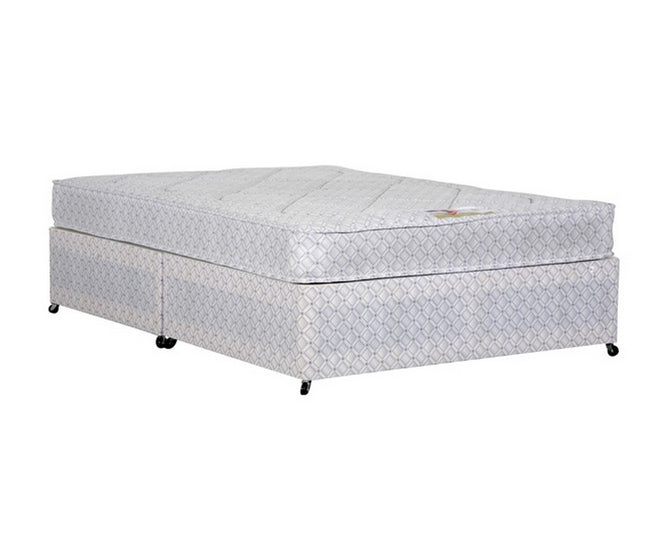 Quilted 3ft Single Divan Bed