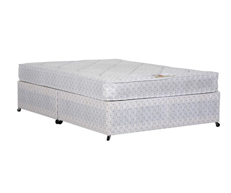 Quilted 4ft Small Double Divan Bed