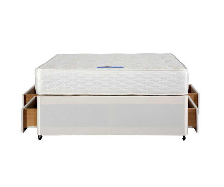 Super Orthopaedic Double 4ft6 Divan Bed with 4 Drawers