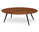 Aerius Coffee Table Oval, Walnut/Black