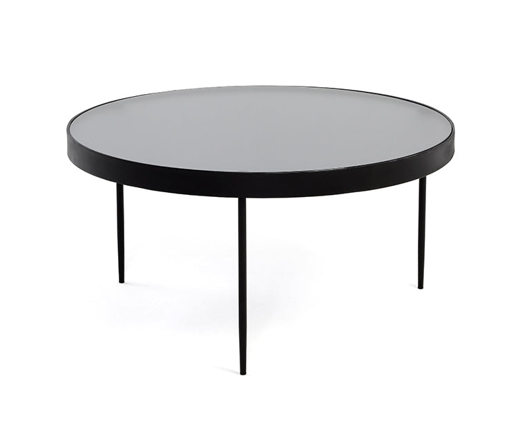 Trinity Circular Coffee Table, Black
