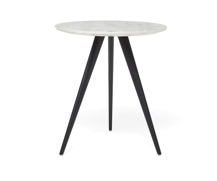 Aerius Side Table, Marble/Black