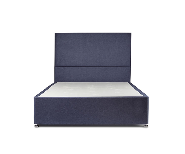 Deluxe 4ft6 Base with 2 Drawers, Sapphire