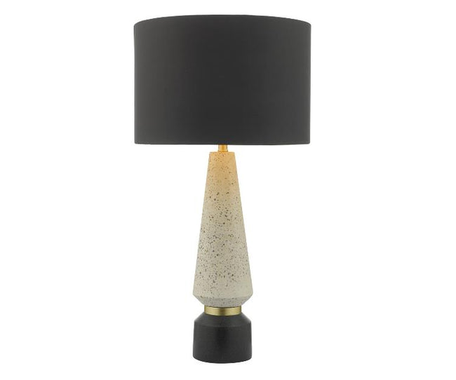 Blair Table Lamp, Stone/Black