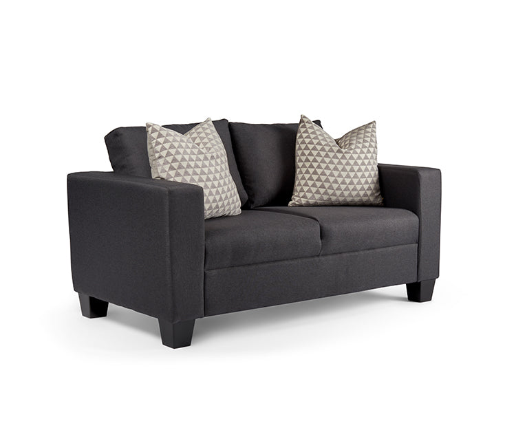 Cherie 2 Seater Sofa, Charcoal