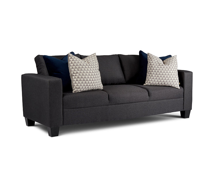 Cherie 3 Seater Sofa, Charcoal