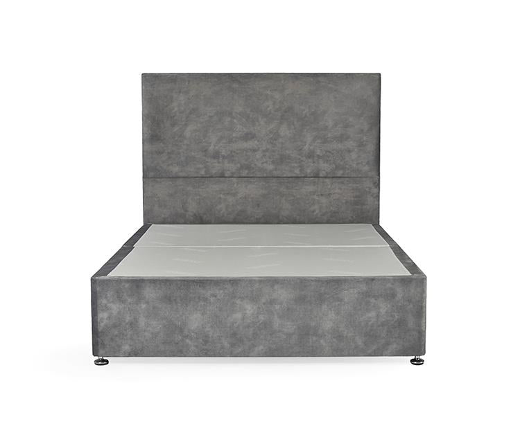 Deluxe 4ft Base with 2 Drawers, Armour Velvet