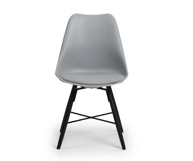 Zaine Dining Chair, Grey/Black