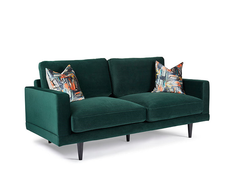 Empire Sofa 2.5 Seater Green Velvet