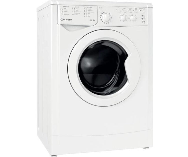 Indesit 6kg Free Standing Washer Dryer, White
