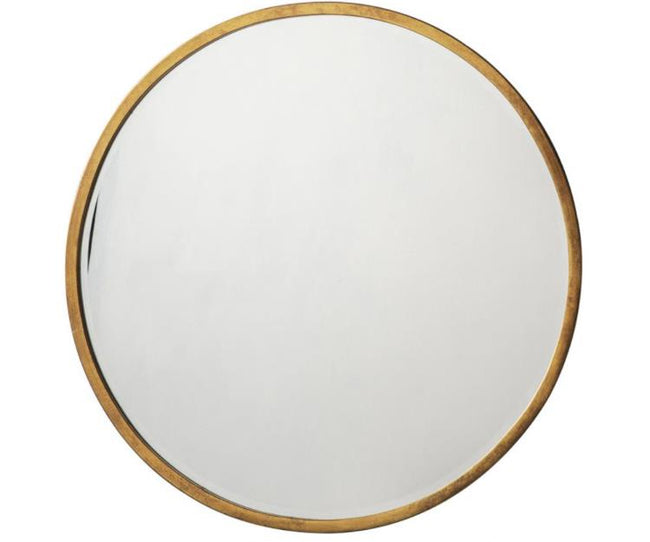Fran Circular Mirror, Gold