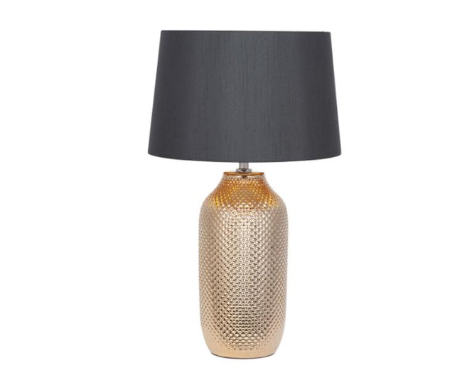 Cassidy Table Lamp, Gold/Black
