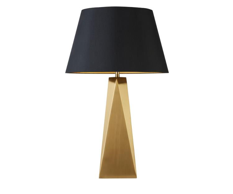 Dubai Table Lamp, Gold/Black