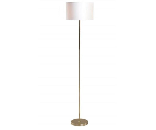 Sudbury Floor Lamp, Gold/White