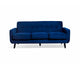 Palma 2.5 Seater Sofa, Blue Velvet