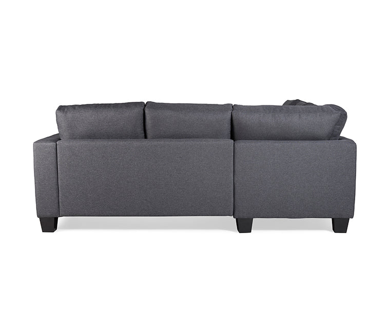 Cherie Corner Sofa 5 Seater, Charcoal